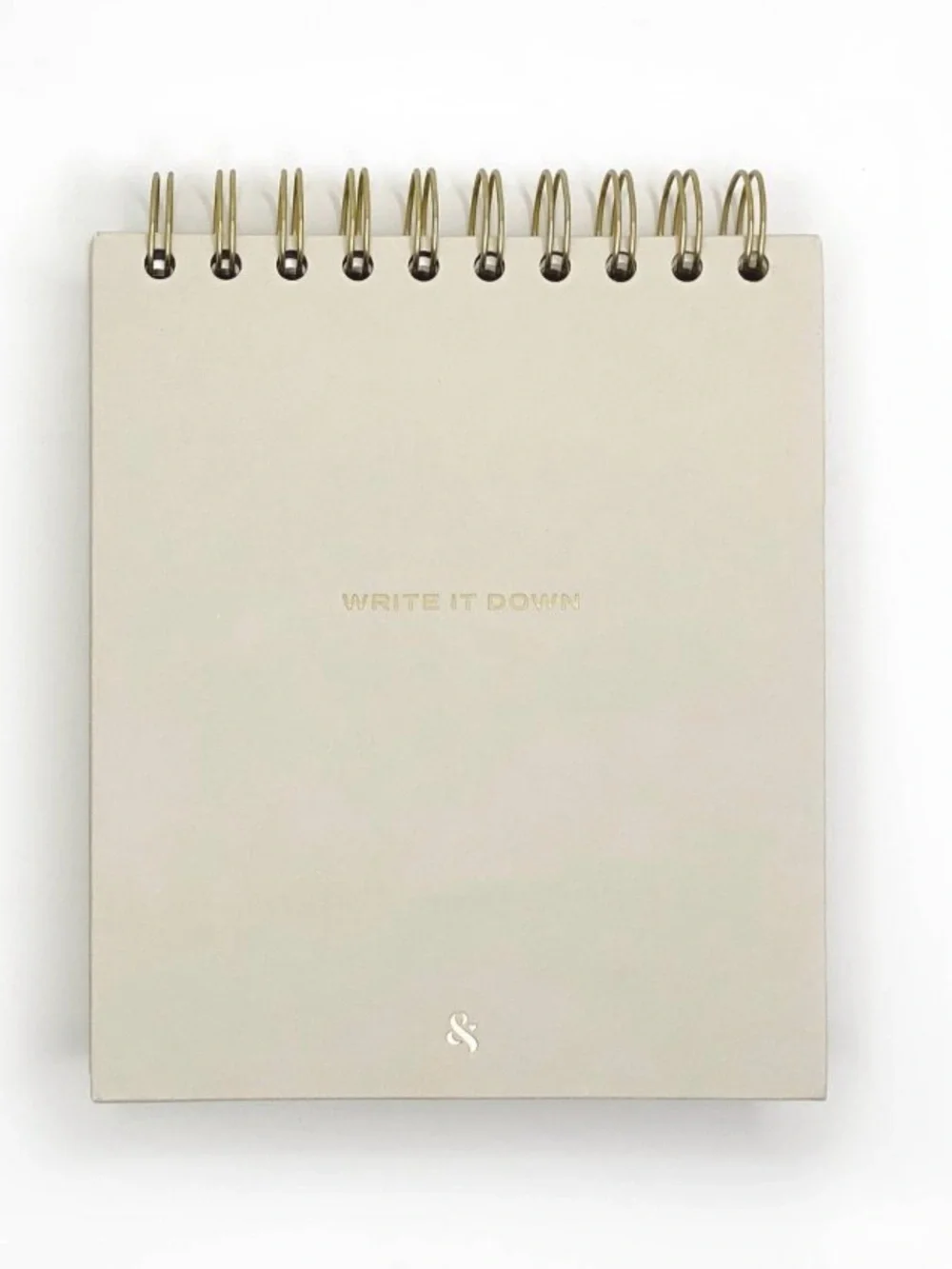 Desktop Ruled 1 Subject Spiral Notepad Write It Down Cream - Wit & Delight: Hard